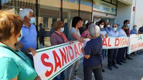 38 protesta por la Sanidad Pública de calidad en Sayago. Fotografía de archivo