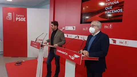 PSOE Zamora. José Fernández y Antidio Fagúndez 2022