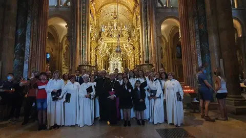 Visita del Coro Sacro 'Jerónimo Aguado' a Santiago de Compostela