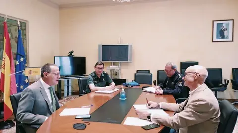 Reunión de coordinación presidida por el subdelegado del Gobierno