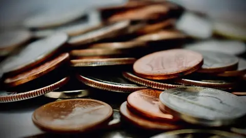 Foto de archivo monedas