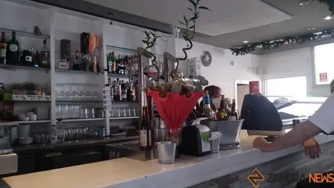 Un bar de la capital