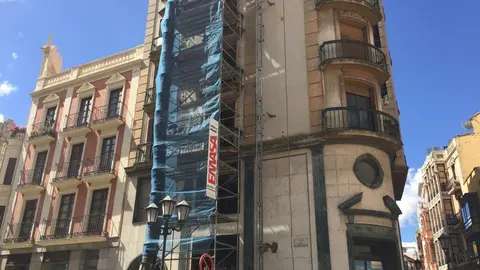 Edificio de García Casado, en obras