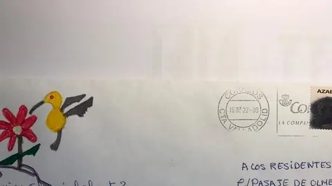 Carta con el franqueo de Valladolid