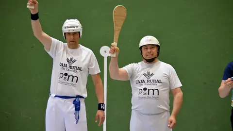 Francisco Barroso y Miguel Vecino, del Club San Atilano