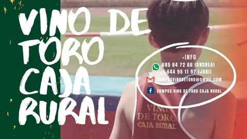 Cartel III Campus de Verano Vino Toro Caja Rural