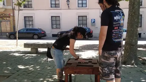 Juegos en la Plaza de Viriato