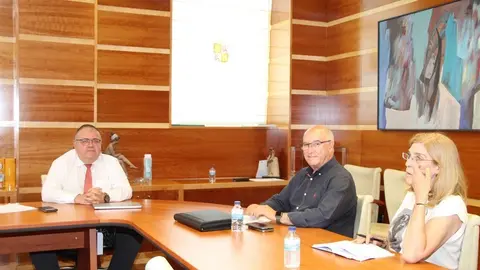 Un momento del encuentro celebrado esta tarde