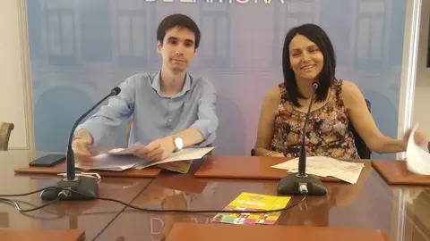 Los concejales Sergio López y María Eugenia Cabezas