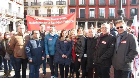 PSOE Zamora. Manifestación en Defensa de la Sanidad Pública