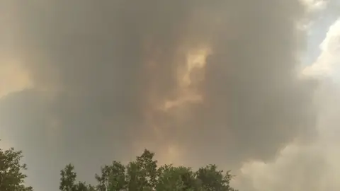 Incendio en Sierra de la Culebra. Foto Diputación