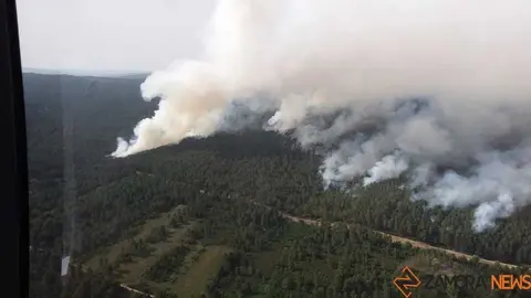 Incendio en Sierra de la Culebra. Foto naturalezacyl