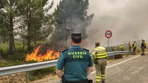 Incendio Aliste vía Guardia Civil