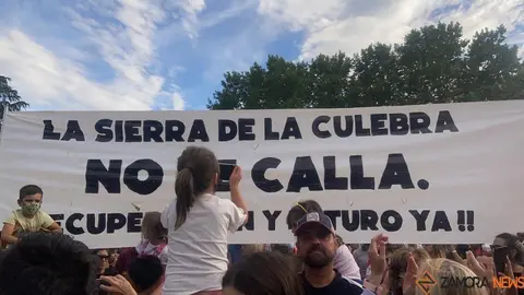 Manifestación La Culebra no se calla