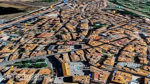 Mapa fibra óptica Benavente