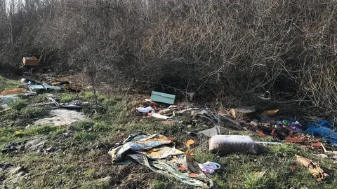 Basura en el Duero