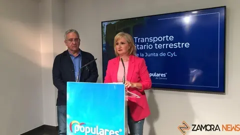 Rueda de prensa del PP de Zamora. Foto Marcos Vicente