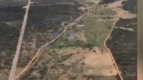 Vista de la Sierra de la Culebra quemada. Foto infocyl