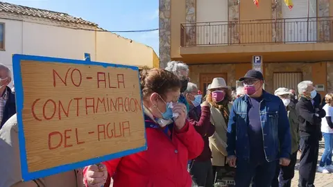 Protesta contra las macrogranjas. Imagen archivo/Interbenavente