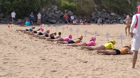 2022-07-04 Competición de playa de salvamento y socorrismo