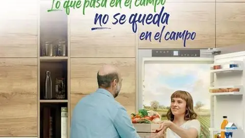 Imagen de la Campaña de información sobre la PAC "Lo que pasa en el campo no se queda en el campo"