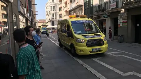 Ambulancias por la zona de Santa Clara