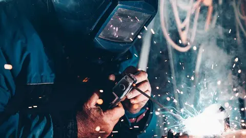 Trabajador. Fotografía de archivo