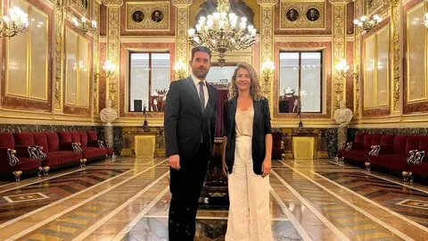 Antidio Fagúndez y Raquel Sánchez