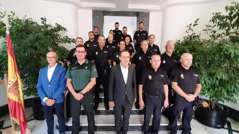Nuevos policías en prácticas en la Comisaria Provincial de Zamora