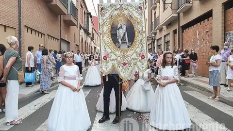 Procesión por el Día del Carmen en Benavente. Fotografía: Interbenavente