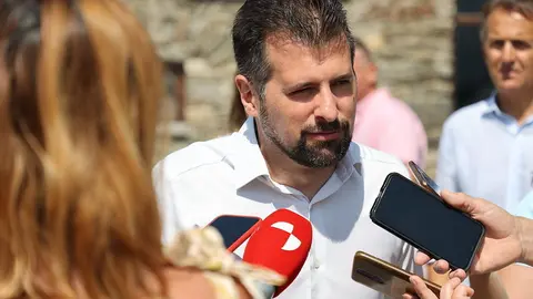 El secretario general del PSOE de Castilla y León, Luis Tudanca