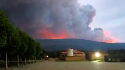 fuego losacio en Ferreras