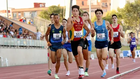 Javier Montero Castillejo durante el Campeonato de España sub 20