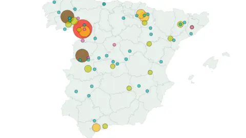 Mapa incendios forestales 2022
