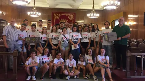 recibimiento bmz en la diputación