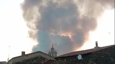 Imagen de archivo del fuego de Losacio