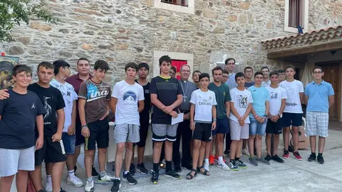 Jóvenes en el primer campamento vocacional organizado por la Diócesis de Zamora