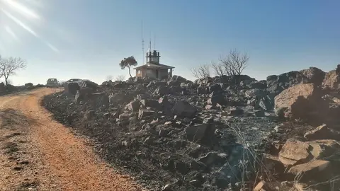 Zona quemada en la Sierra de la Culebra. Foto UPL