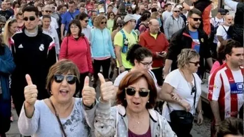 Imagen de archivo de una Marcha por Asprosub. Foto Fundación Personas