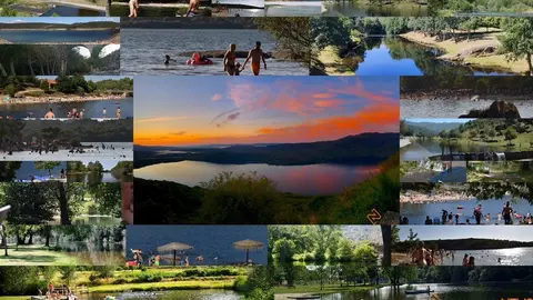 collage sitios donde bañarse en verano zamora 2022