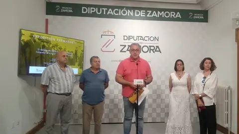 Presentación de la exposición en la Diputación de Zamora