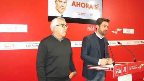 PSOE-Zamora. Antidio Fagúndez y José Fernández