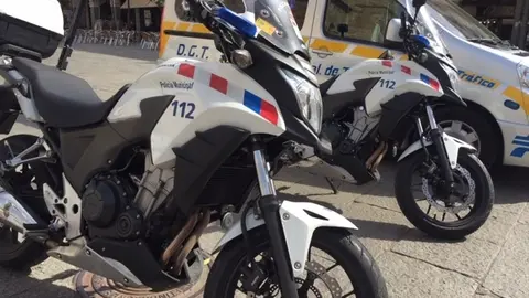 Motos de la Policía Municipal de Zamora
