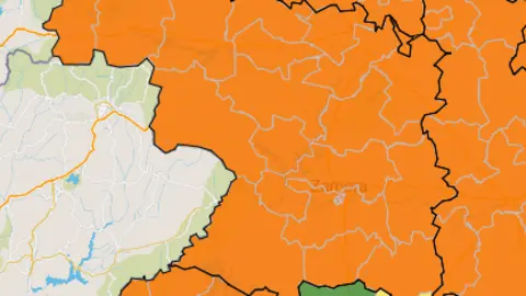 Casos activos por ZBS en la última semana (5 de agosto)