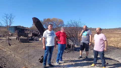 01 PSOE Diputación. Visita incendios Tábara y Valle del Tera