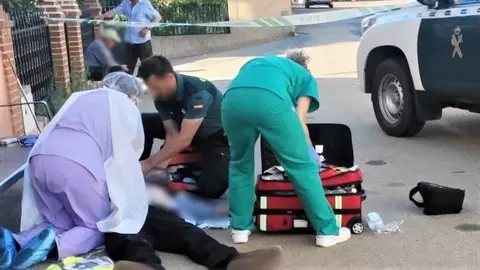 Rescate de agentes de la Guardia Civil en la provincia de Zamora