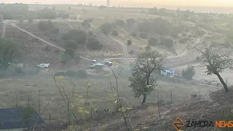 Fuego en el Alto de San Isidro