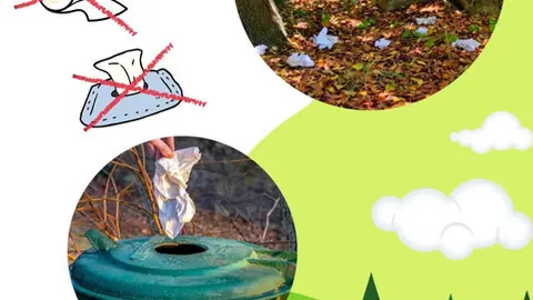 Libera contra papeles y toallitas