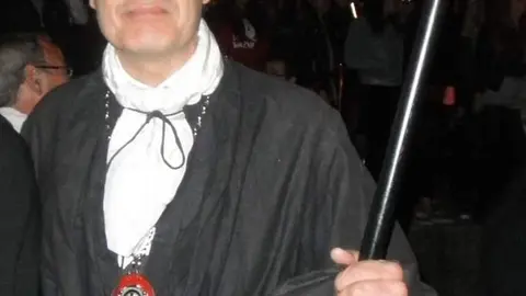 Enrique Crespo Rubio, hermano mayor de La Madrugada. Fotografía: Vulgo Congregación