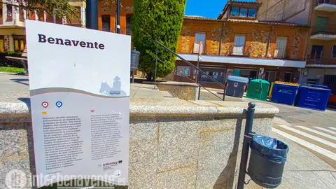 Punto en elq ue se encontraba la vivienda en la que en su día pernoctó Napoleón en Benavente. Fotografía: Interbenavente